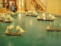 みなとM ペリー艦隊ジオラマ.jpg